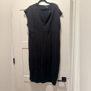 Elegant Black executive midi dress